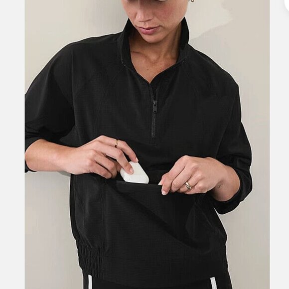 Athleta Boundless Crop Popover Hoodie Top XXS - Picture 13 of 13